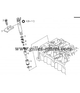 Garniture injecteur Ref. 04178016