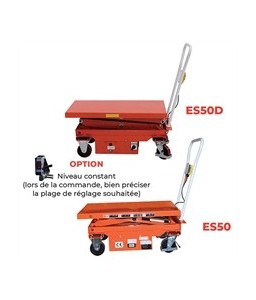 ES50 Table élévatrice semi-électrique 500 kg